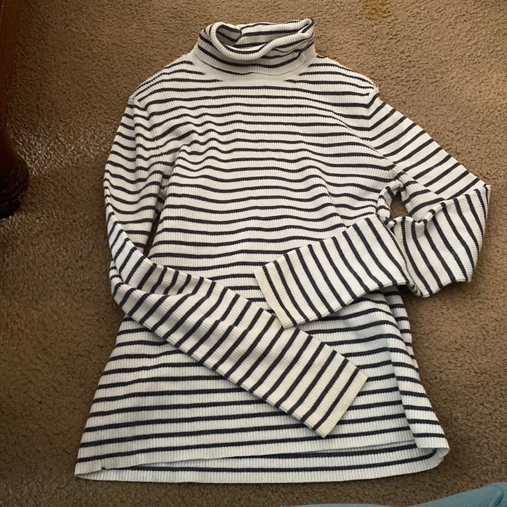Thin striped sweater